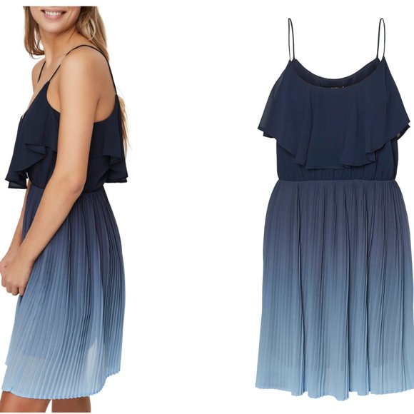 VERO MODA Luna Pleated Minidress - S - NWT - Picture 6 of 7